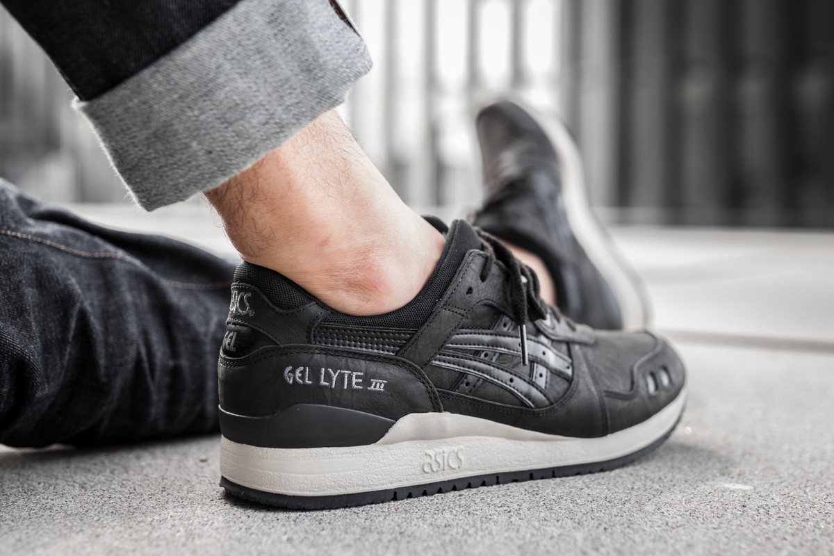 ASICS GEL LYTE III BLACK ASICS GEL LYTE III BLACK