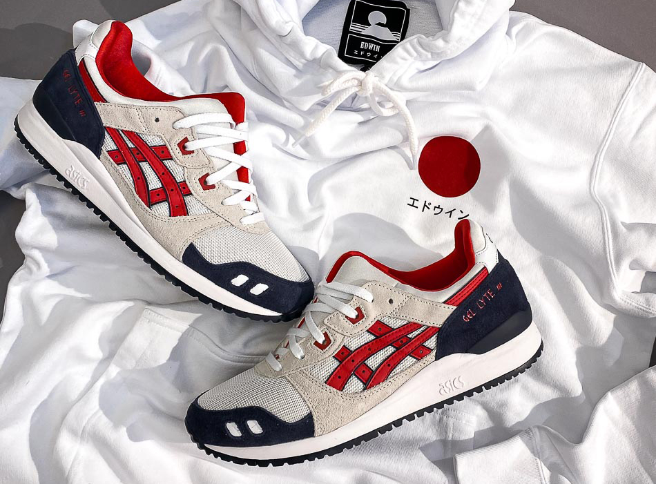 ASICS GEL LYTE III OG WHITE CLASSIC RED