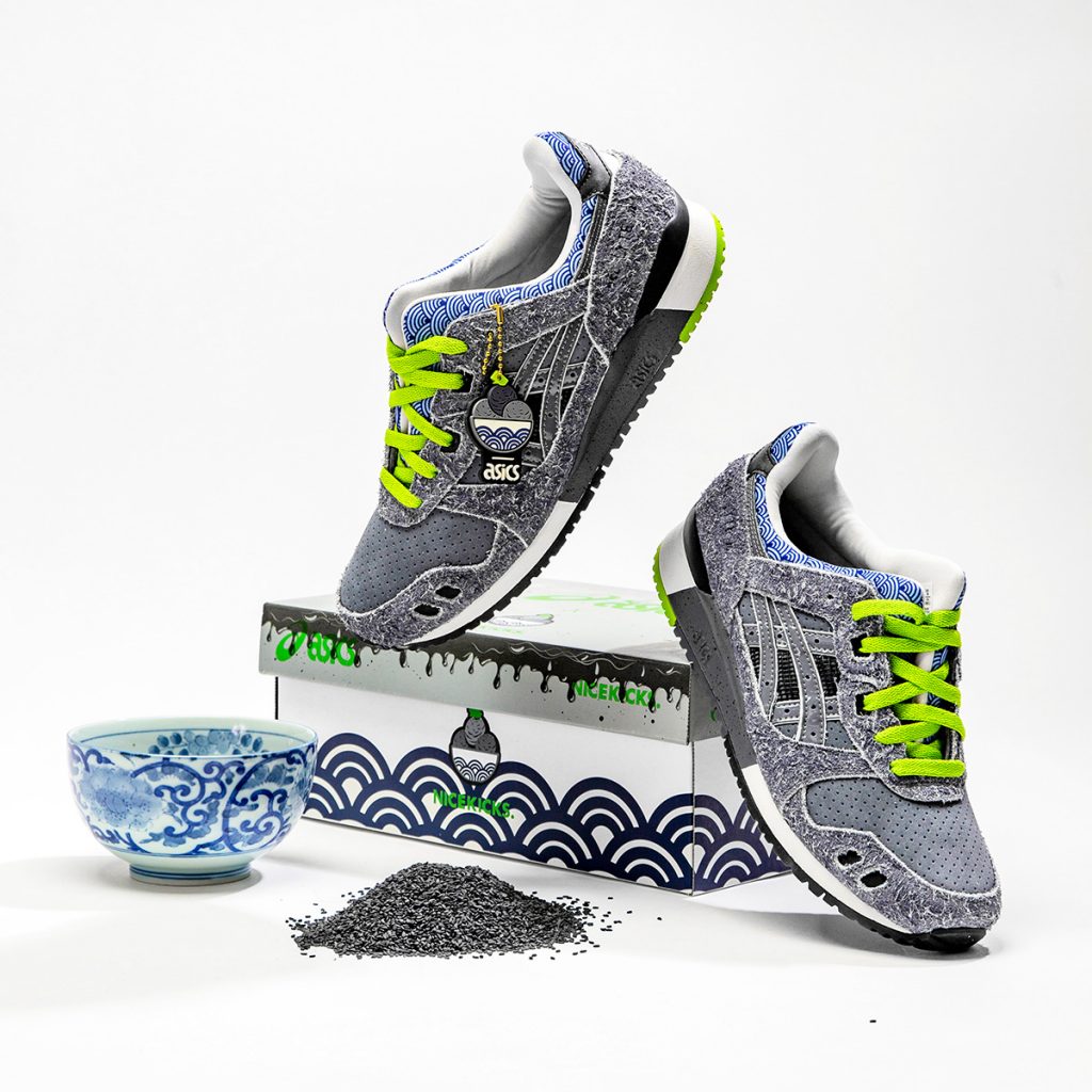 NICE KICKS x ASICS GEL LYTE III OG BLACK SESAME NICE KICKS x ASICS GEL LYTE III OG BLACK SESAME