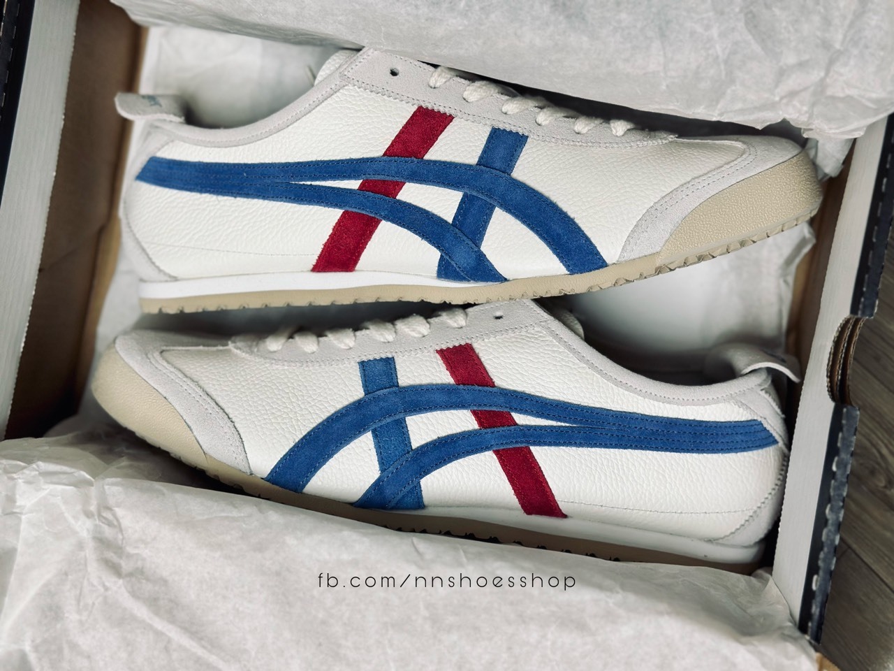 ONITSUKA MEXICO 66 VIN WHITE BLUE ONITSUKA MEXICO 66 VIN WHITE BLUE