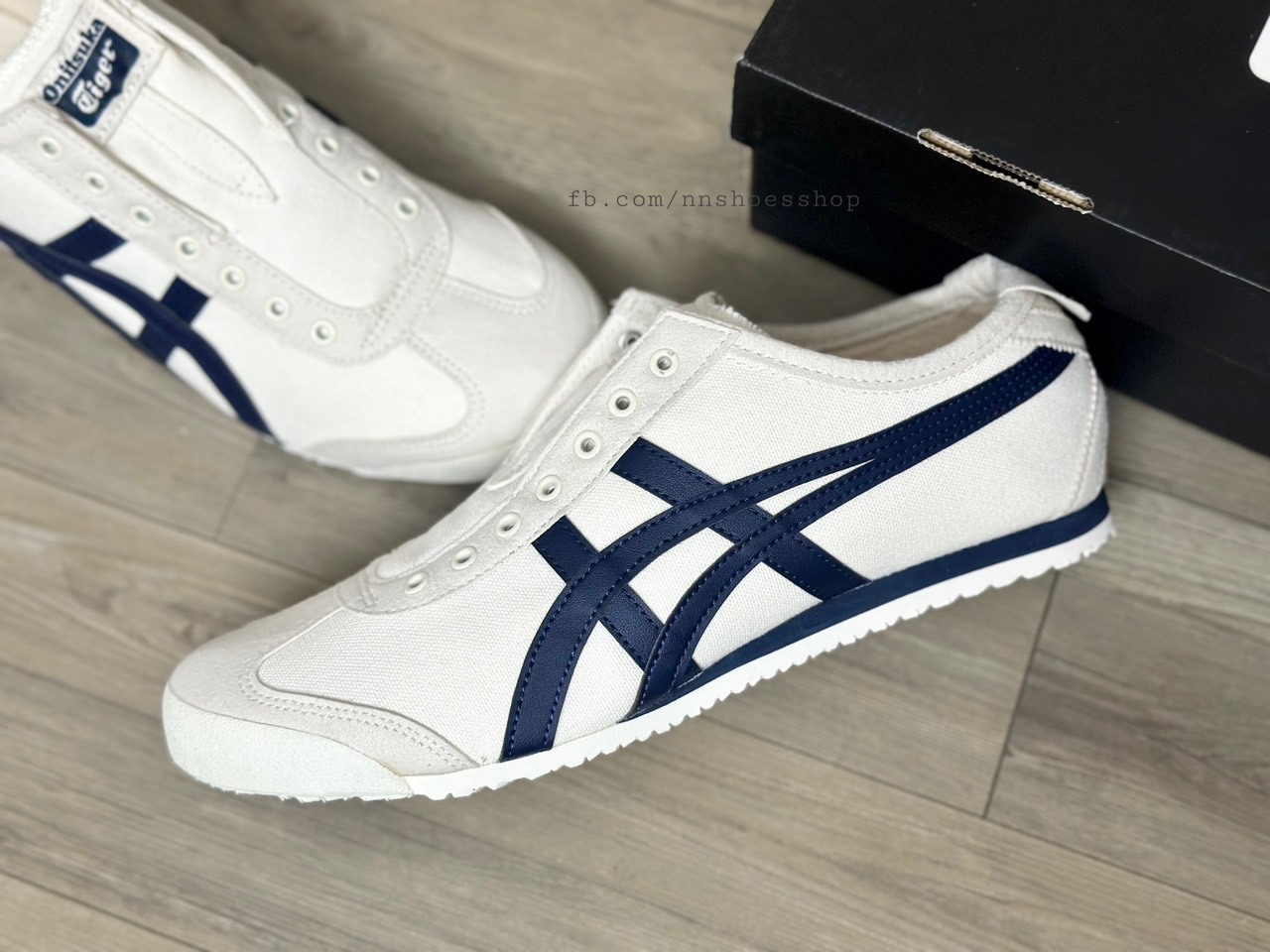 ONITSUKA MEXICO 66 SLIP-ON BIRCH MIDNIGHT