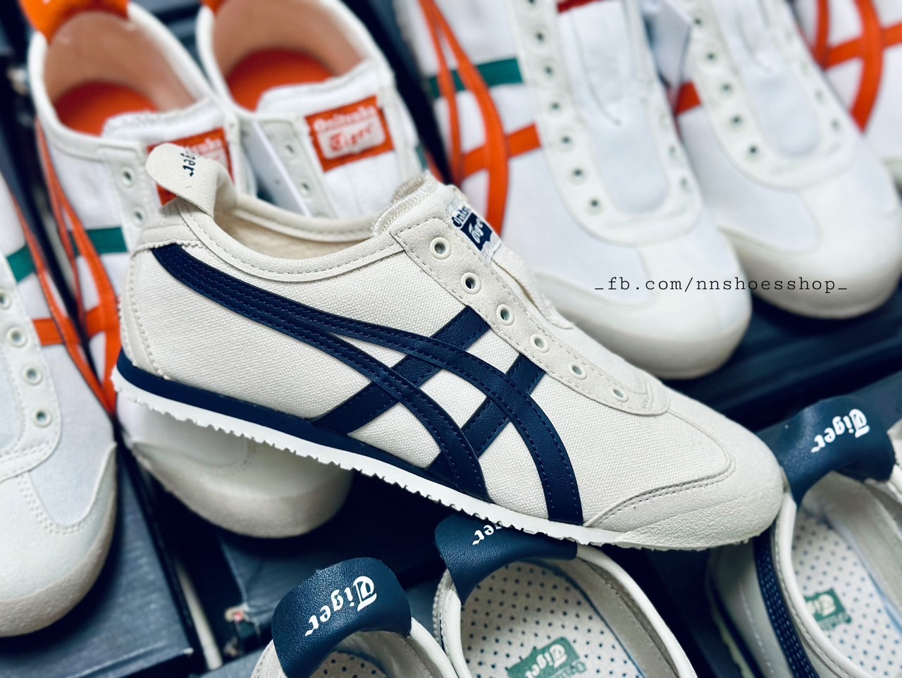 ONITSUKA MEXICO 66 SLIP-ON BIRCH MIDNIGHT ONITSUKA MEXICO 66 SLIP-ON BIRCH MIDNIGHT