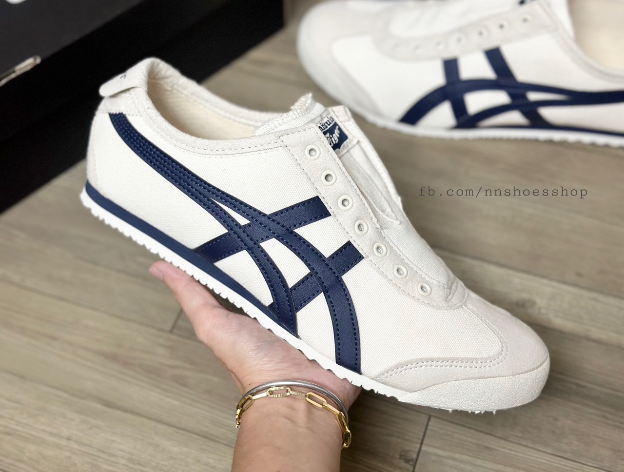 ONITSUKA MEXICO 66 SLIP-ON BIRCH MIDNIGHT ONITSUKA MEXICO 66 SLIP-ON BIRCH MIDNIGHT