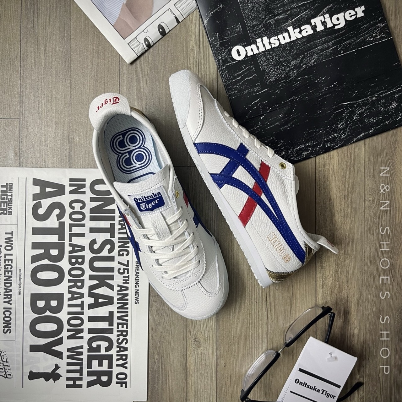 ONITSUKA MEXICO 66 WHITE DARK BLUE ONITSUKA MEXICO 66 WHITE DARK BLUE