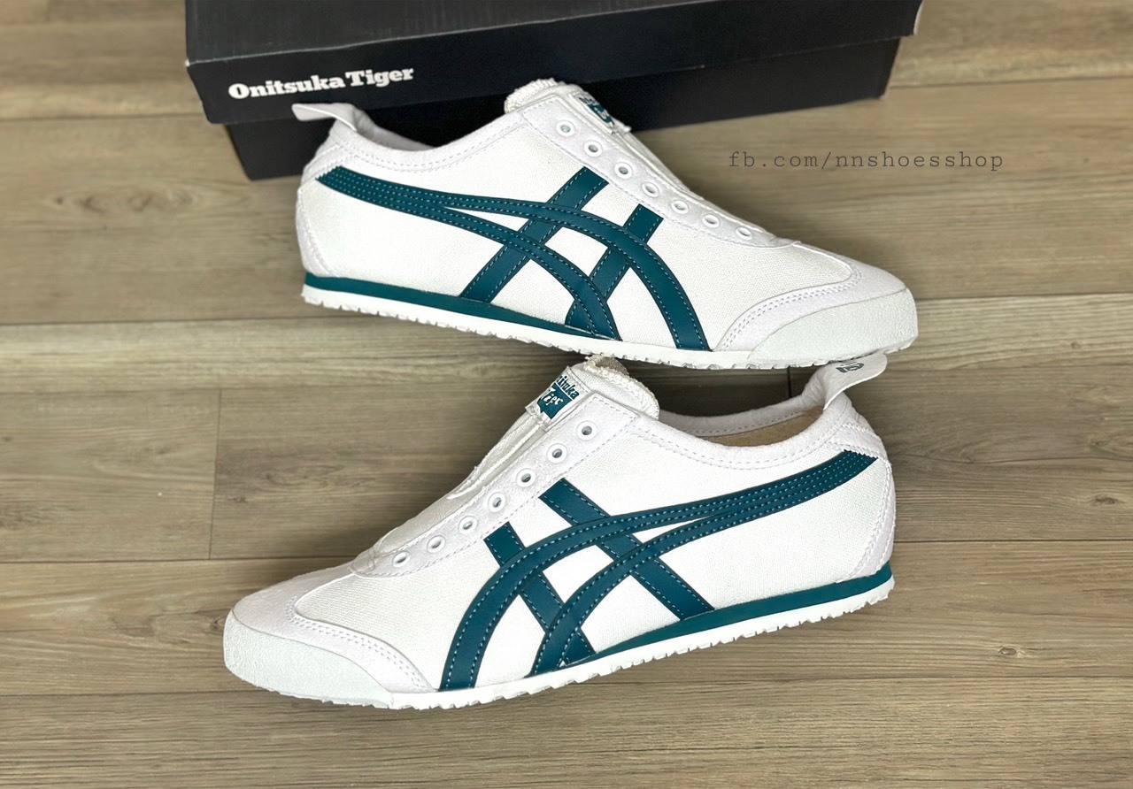 ONITSUKA MEXICO 66 SLIP-ON WHITE SPRUCE GREEN ONITSUKA MEXICO 66 SLIP-ON WHITE SPRUCE GREEN