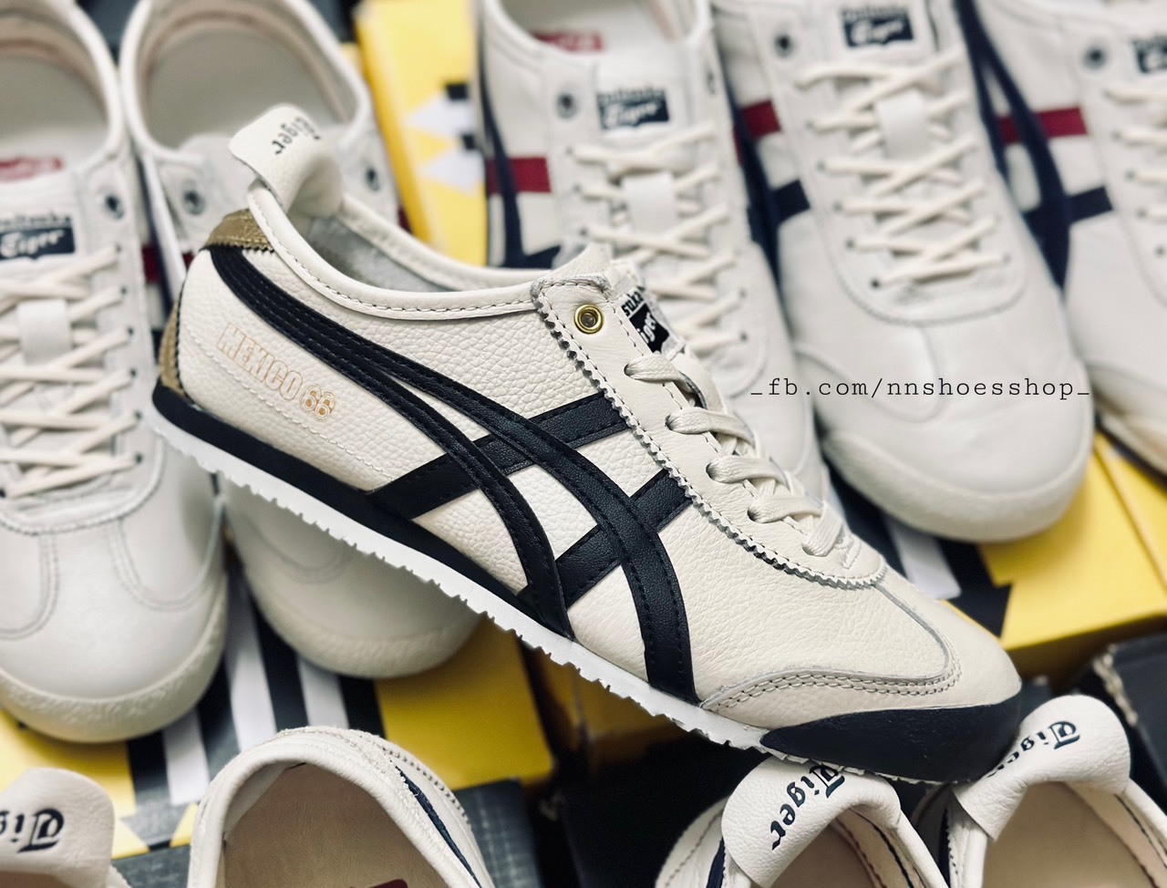 ONITSUKA MEXICO 66 CREAM BLACK