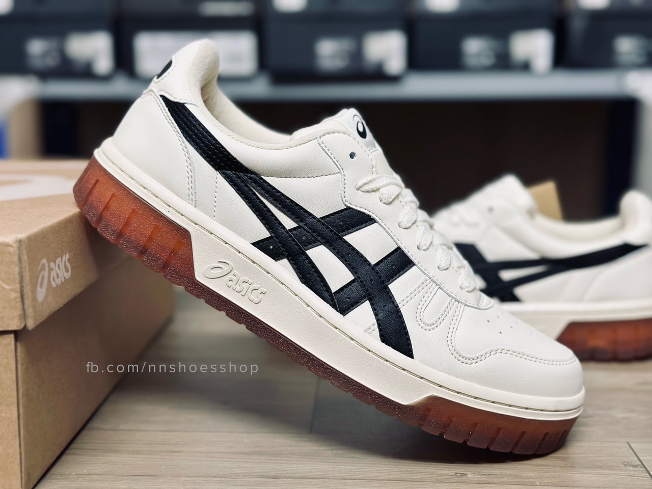 ASICS TIGER COURT MZ CREAM BLACK