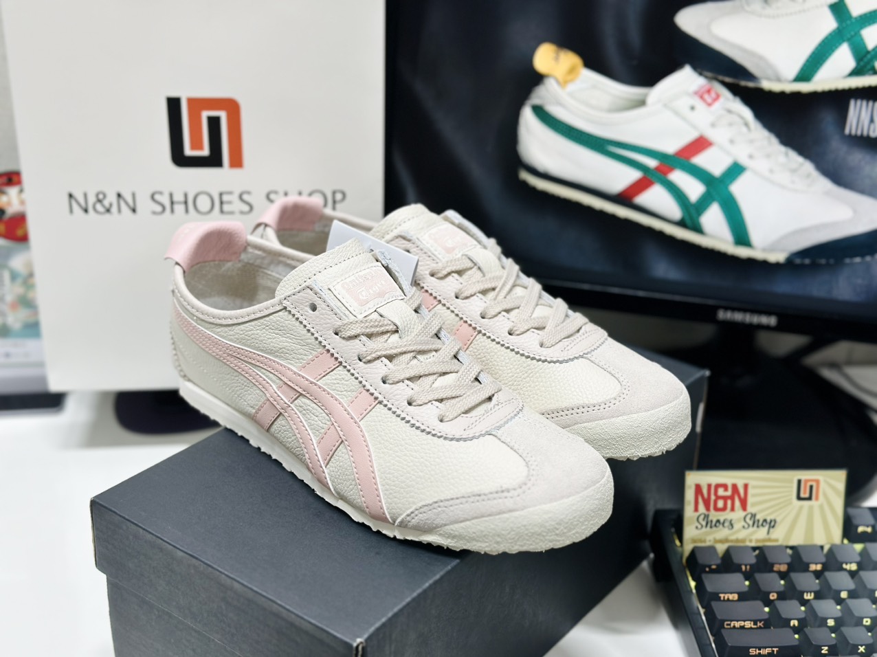 ONITSUKA MEXICO 66 OATMEAL GINGER PEACH ONITSUKA MEXICO 66 OATMEAL GINGER PEACH