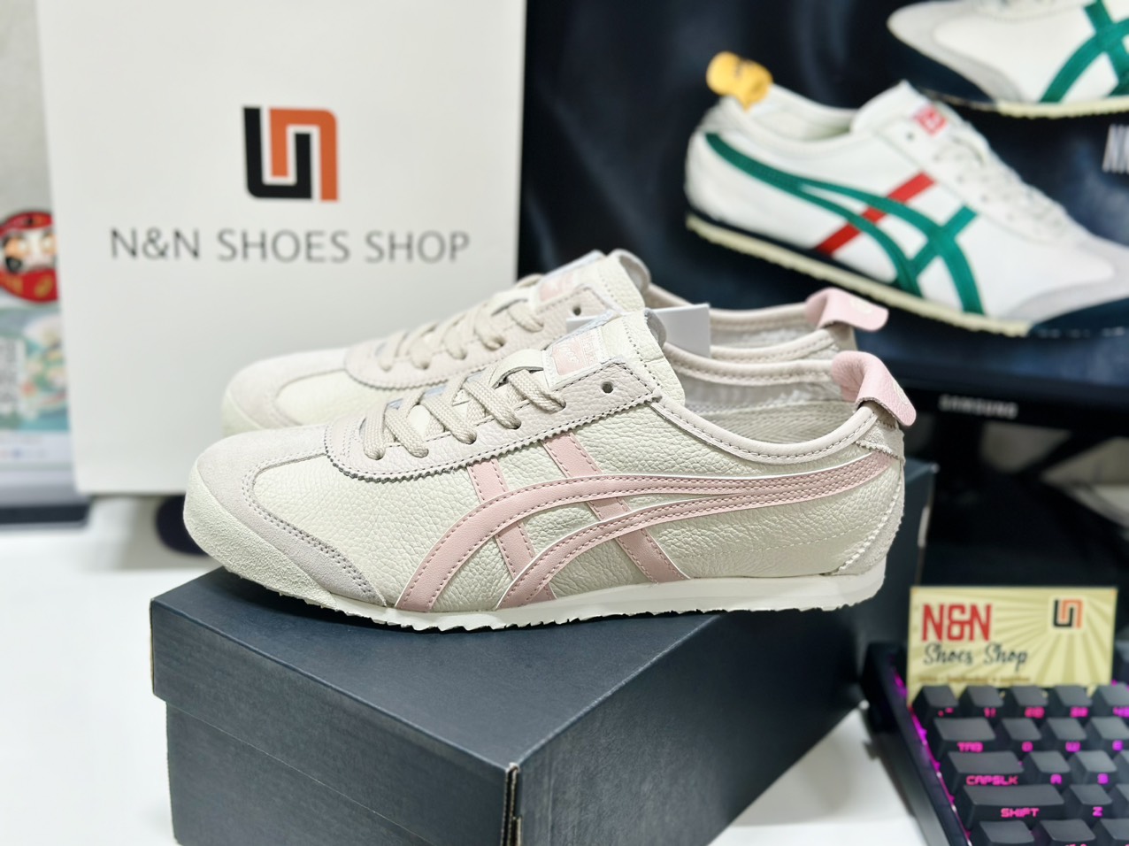 ONITSUKA MEXICO 66 OATMEAL GINGER PEACH ONITSUKA MEXICO 66 OATMEAL GINGER PEACH
