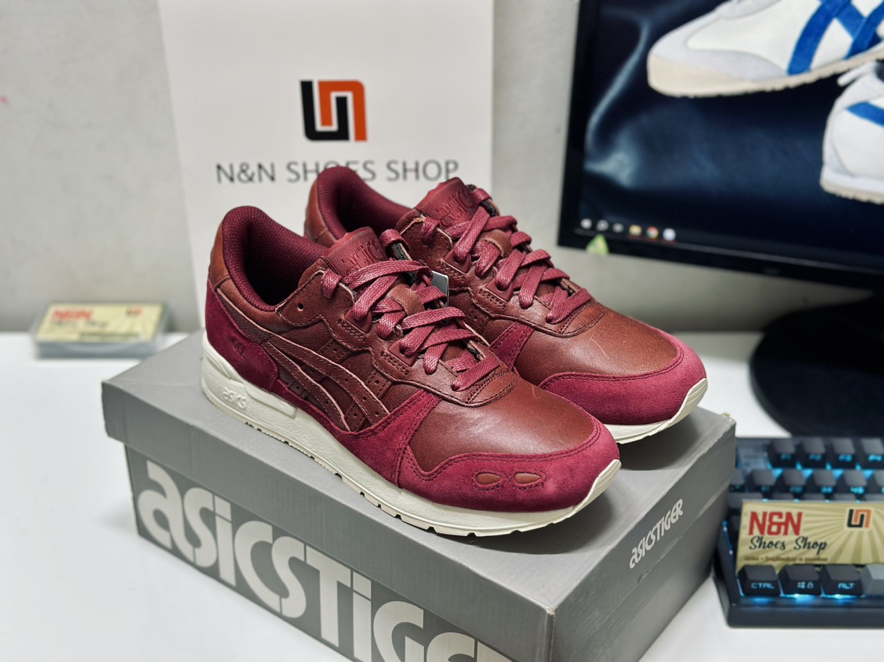 ASICS GEL LYTE BURGUNDY ASICS GEL LYTE BURGUNDY
