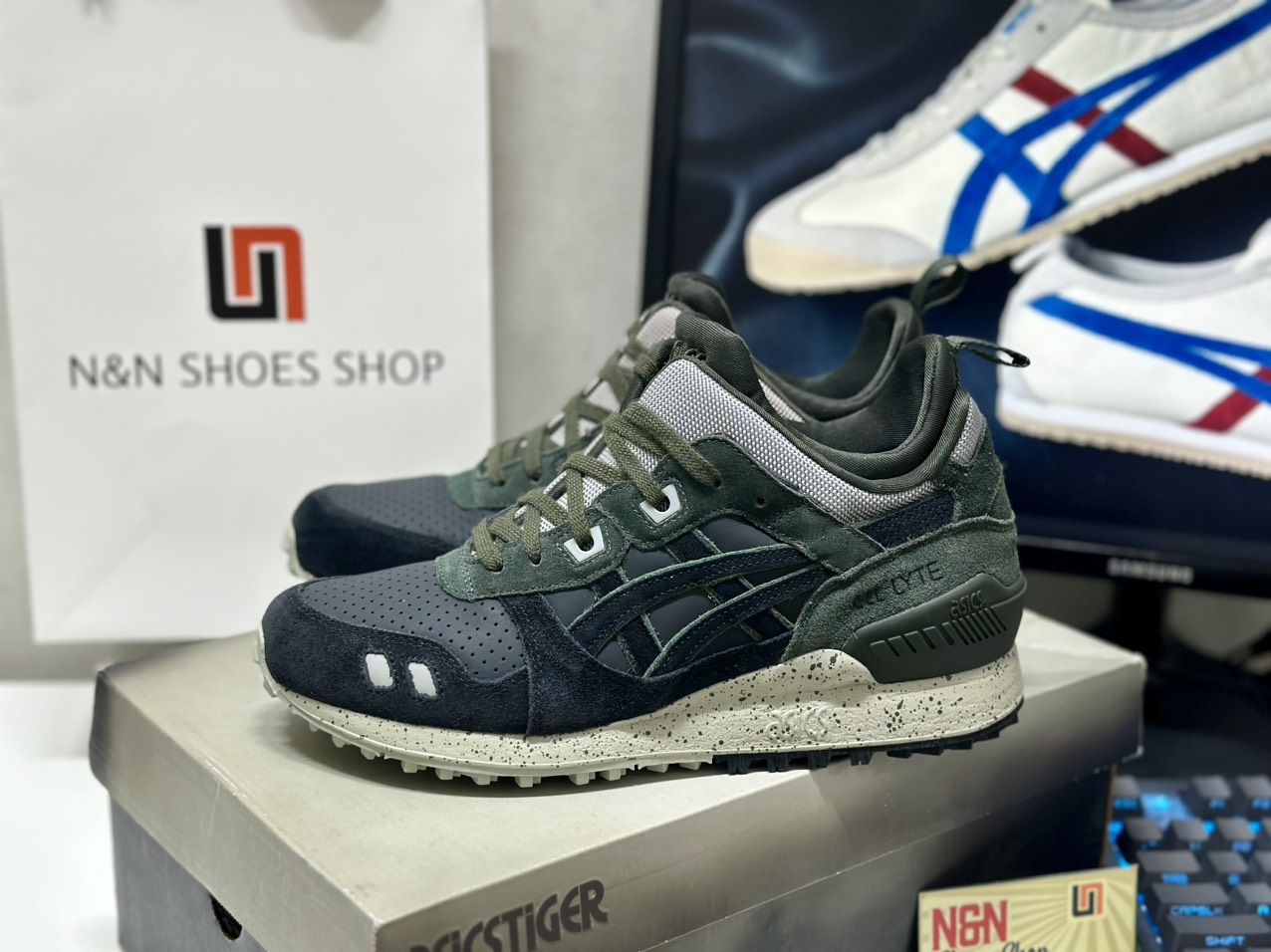 HAVEN X ASICS GEL LYTE MT FOREST GREEN HAVEN X ASICS GEL LYTE MT FOREST GREEN