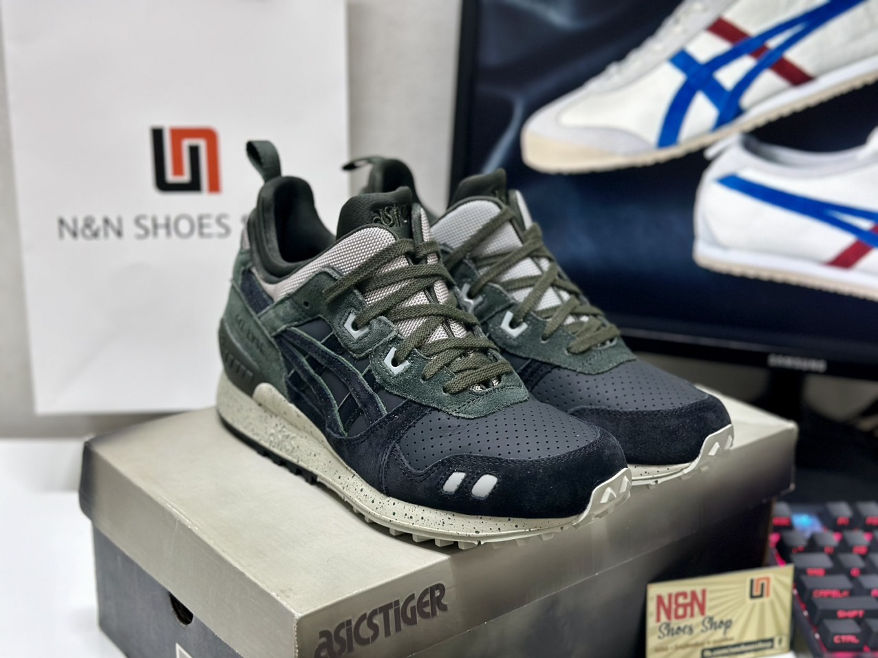 HAVEN X ASICS GEL LYTE MT FOREST GREEN HAVEN X ASICS GEL LYTE MT FOREST GREEN