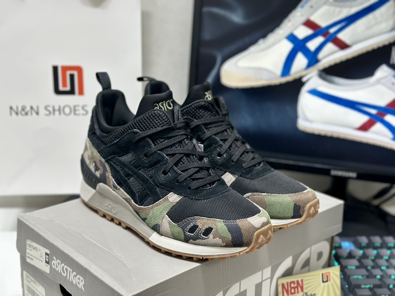 ASICS GEL LYTE MT BLACK CAMO ASICS GEL LYTE MT BLACK CAMO