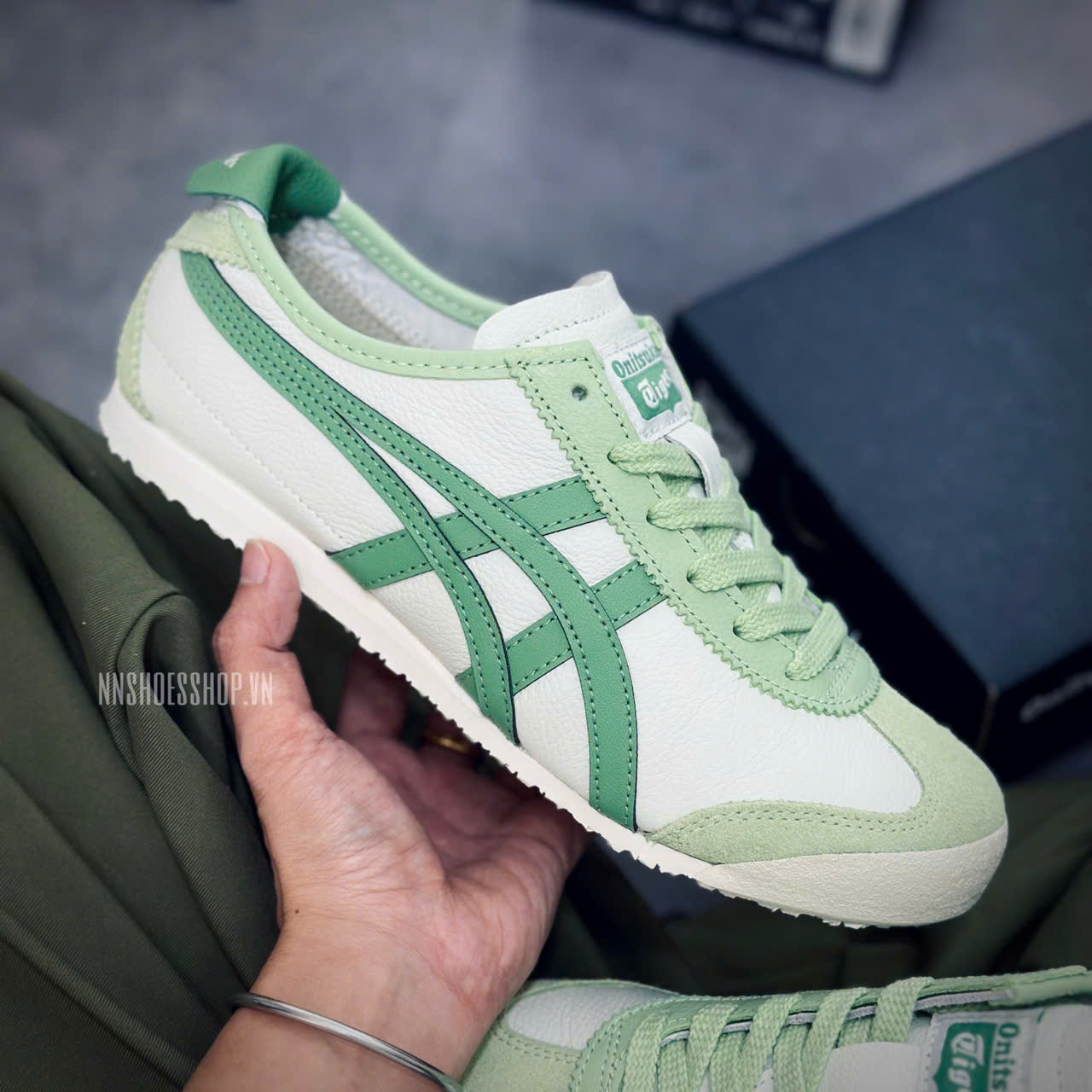 ONITSUKA MEXICO 66 AIRY GREEN VERDIGRES GREEN ONITSUKA MEXICO 66 AIRY GREEN VERDIGRES GREEN