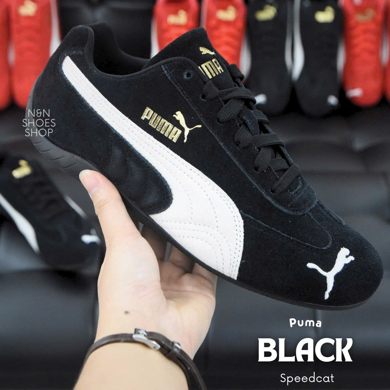 PUMA SPEEDCAT OG BLACK WHITE PUMA SPEEDCAT OG BLACK WHITE