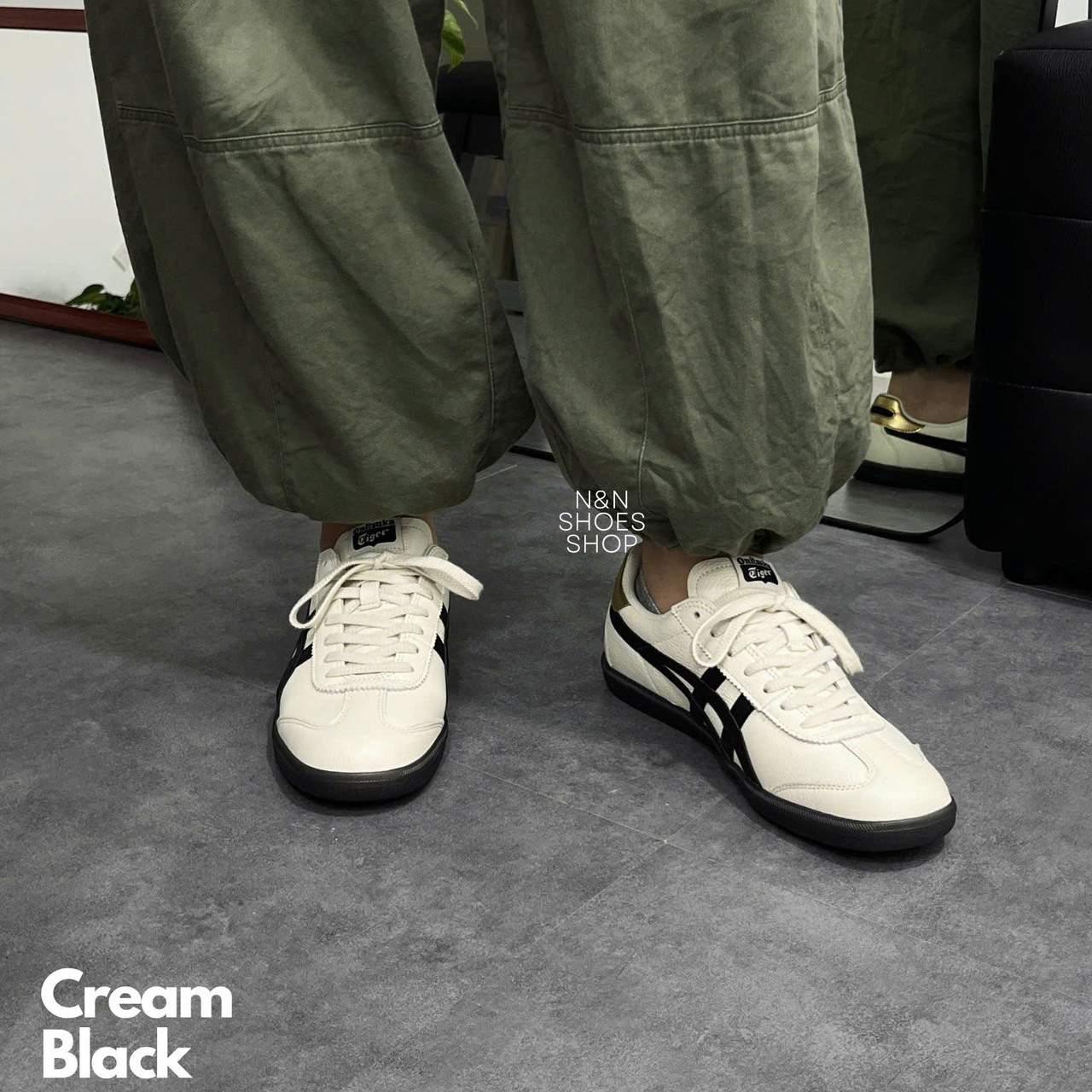 ONITSUKA TOKUTEN CREAM BLACK ONITSUKA TOKUTEN CREAM BLACK