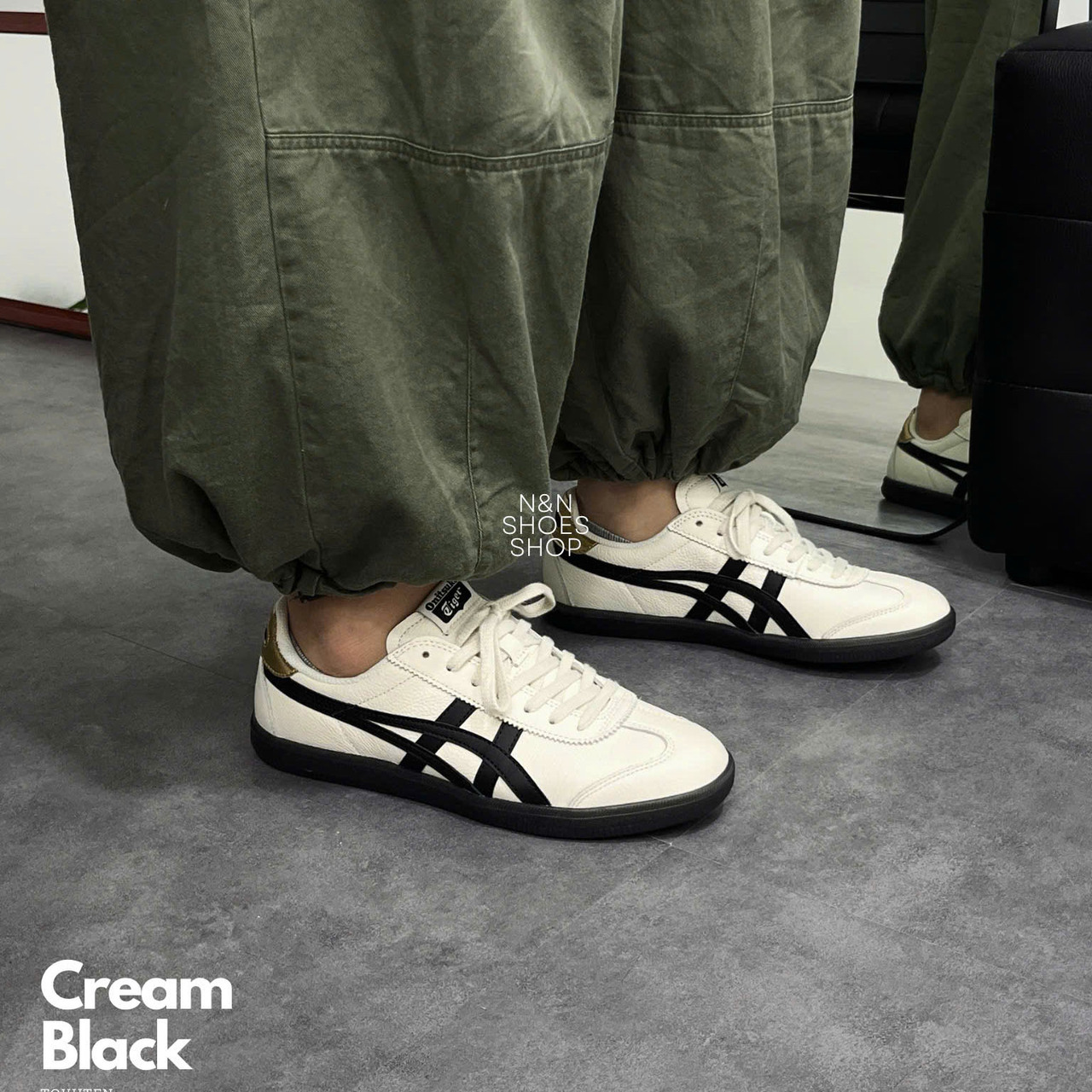 ONITSUKA TOKUTEN CREAM BLACK ONITSUKA TOKUTEN CREAM BLACK
