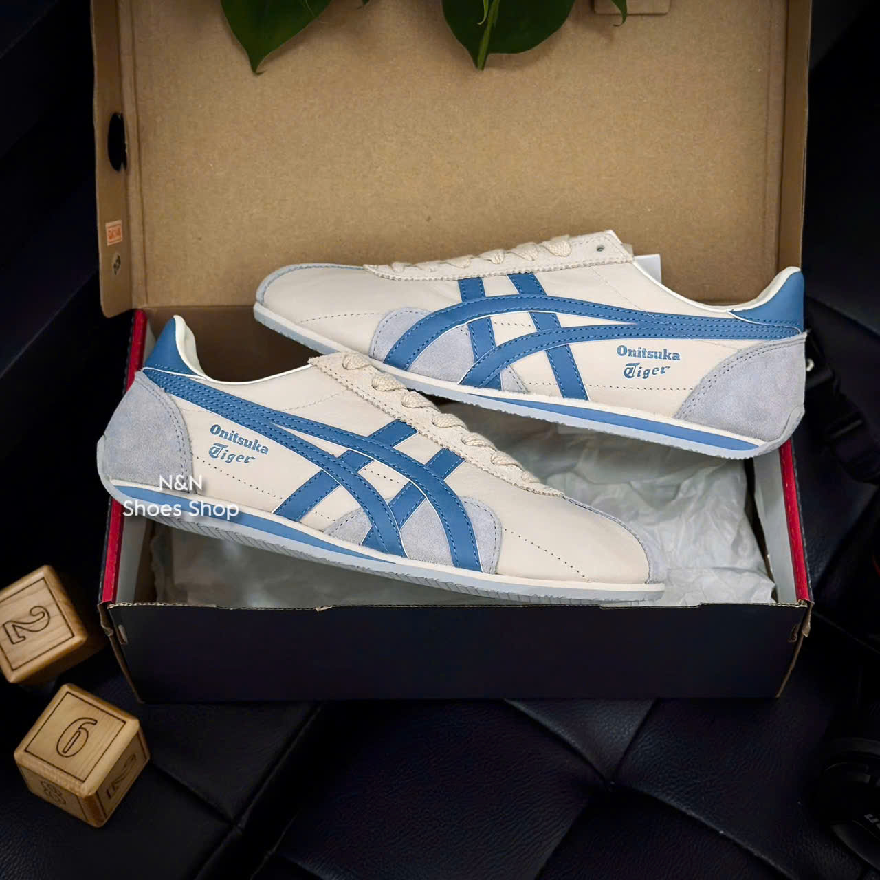 ONITSUKA RUNSPARK CREAM LIGHT BLUE ONITSUKA RUNSPARK CREAM LIGHT BLUE