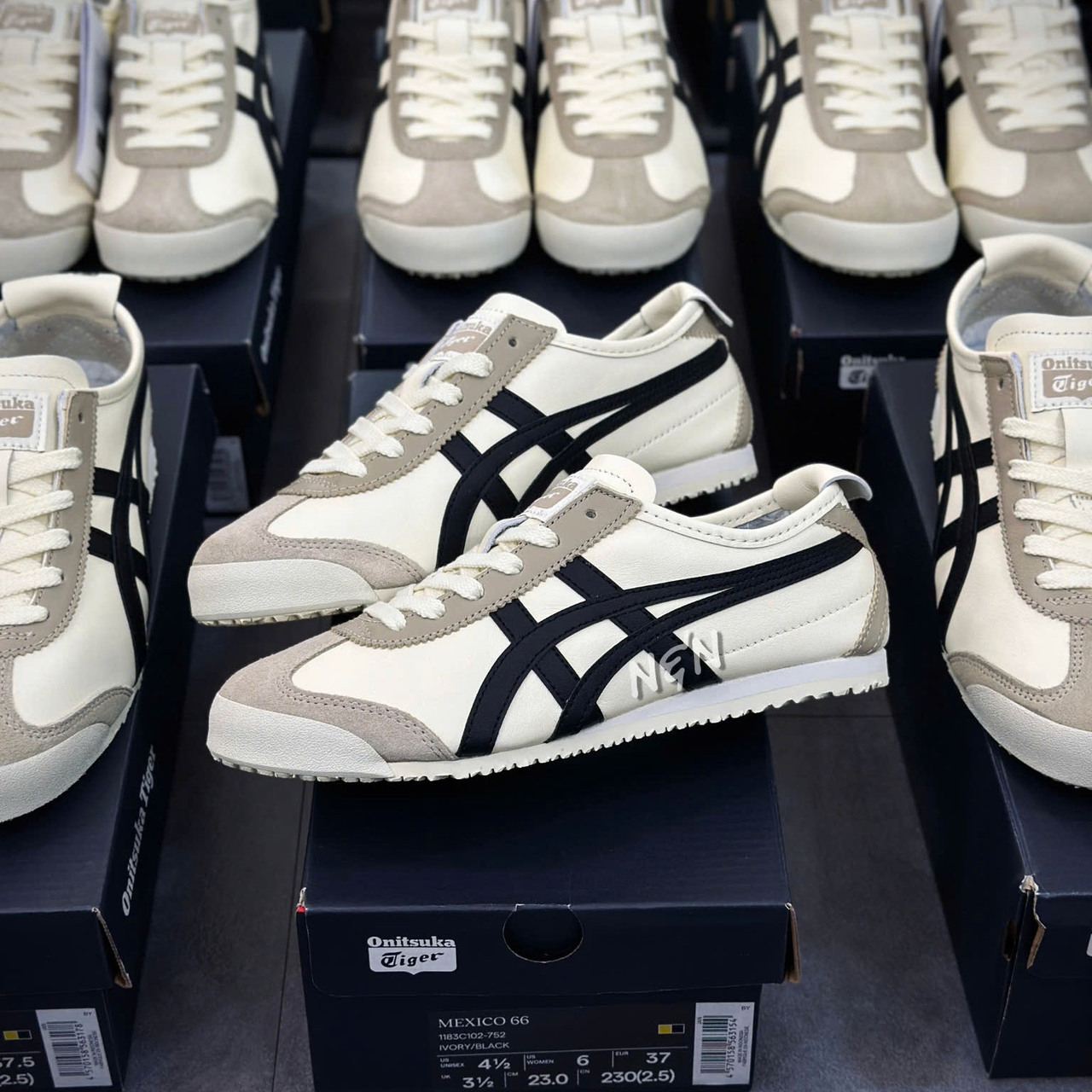 ONITSUKA MEXICO 66 IVORY BLACK ONITSUKA MEXICO 66 IVORY BLACK