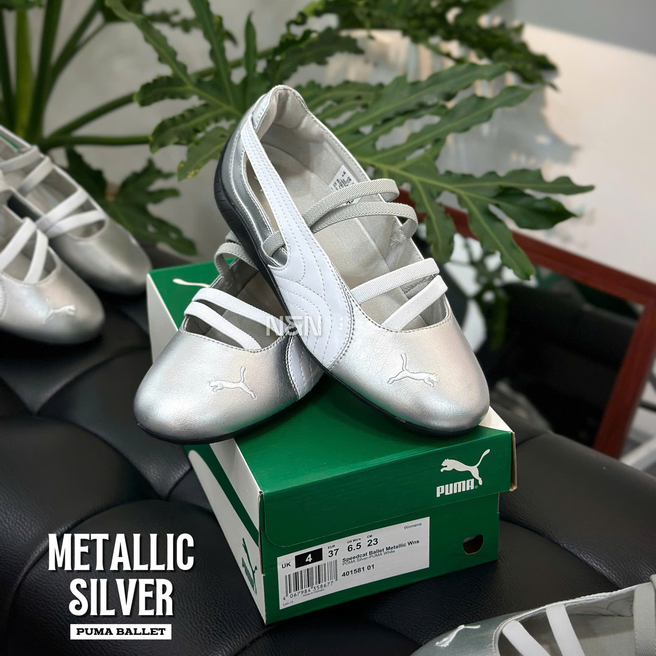 PUMA SPEEDCAT PALLET SD METALLIC SIVER