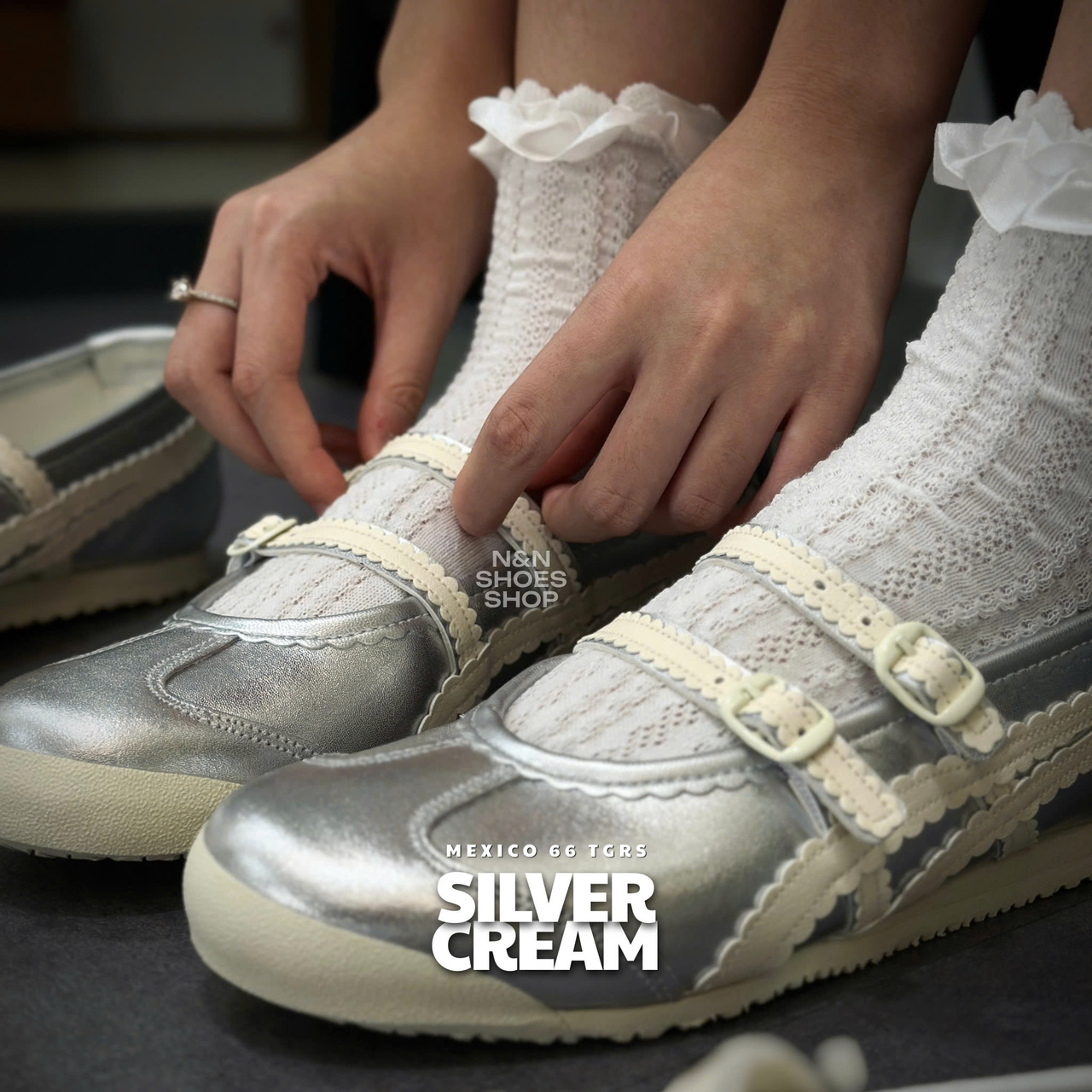 ONITSUKA MEXICO 66 TGRS SILVER CREAM ONITSUKA MEXICO 66 TGRS SILVER CREAM