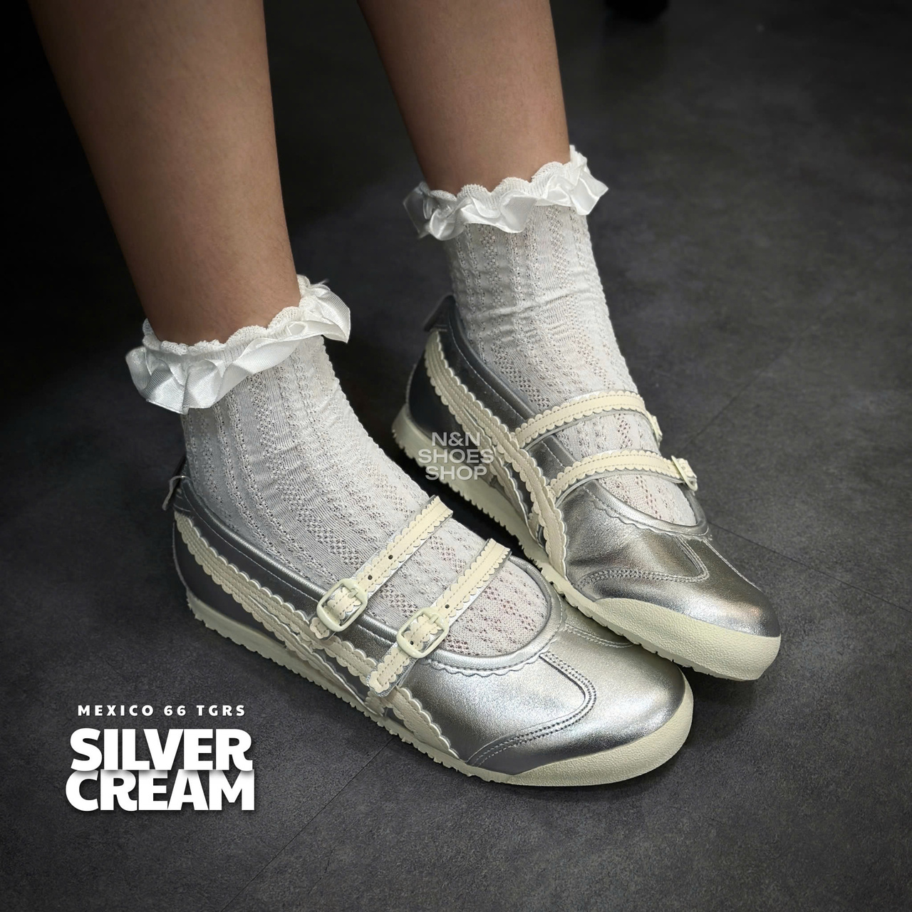 ONITSUKA MEXICO 66 TGRS SILVER CREAM ONITSUKA MEXICO 66 TGRS SILVER CREAM