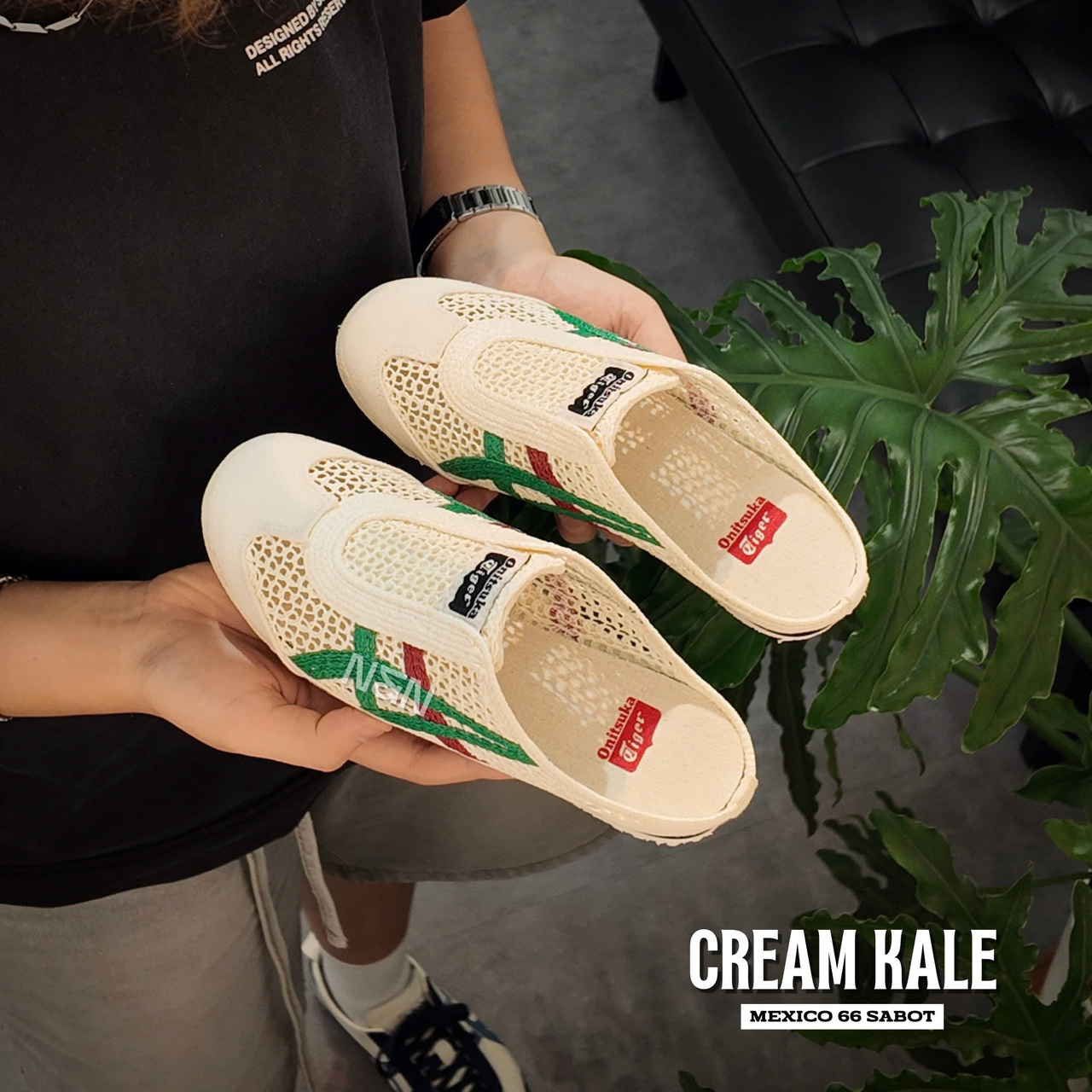 ONITSUKA MEXICO 66 SABOT CREAM KALE ONITSUKA MEXICO 66 SABOT CREAM KALE