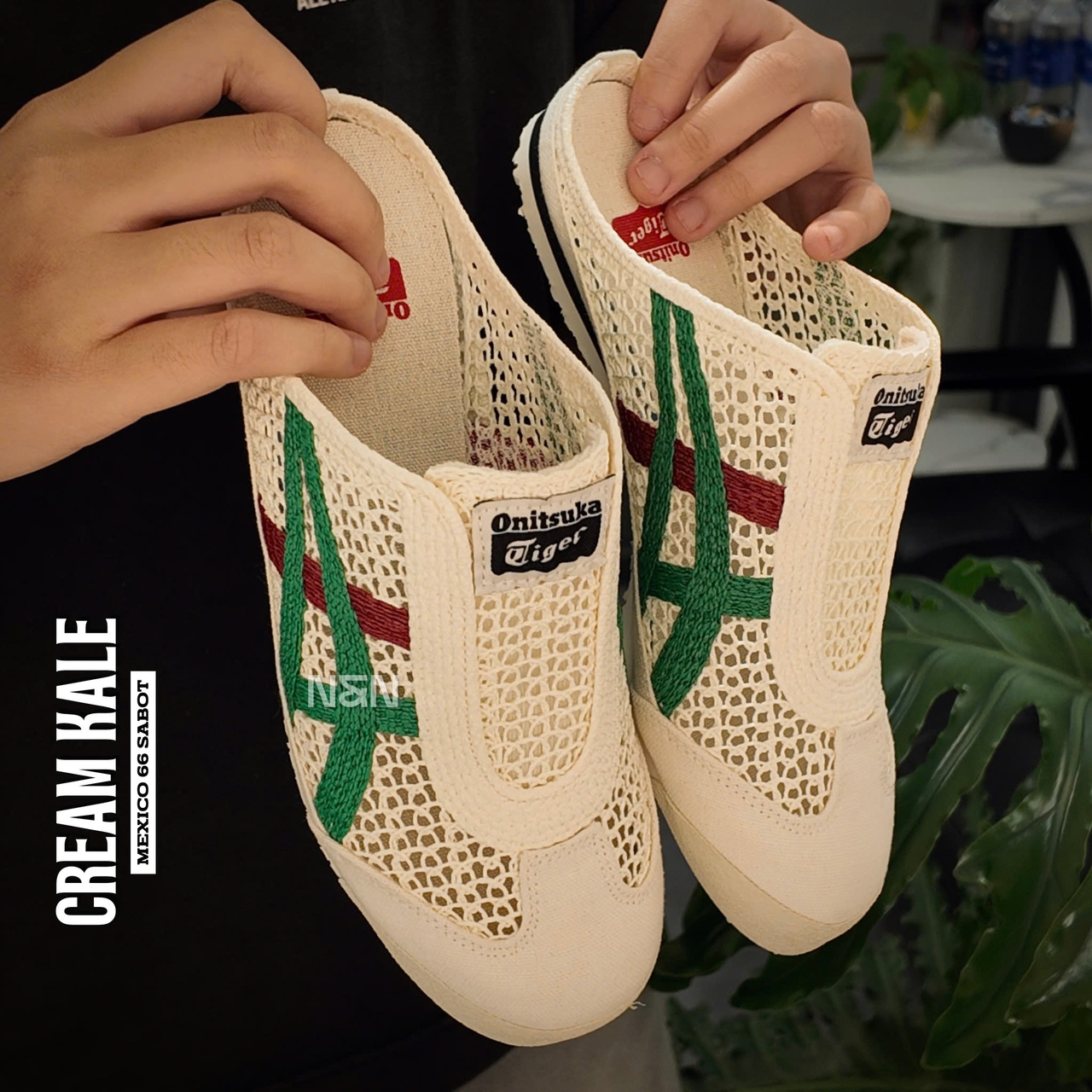 ONITSUKA MEXICO 66 SABOT CREAM KALE ONITSUKA MEXICO 66 SABOT CREAM KALE